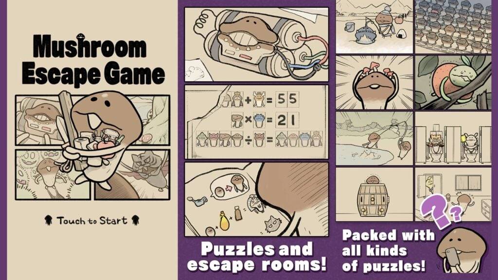 Beworks dévoile un nouveau jeu de champignons: évasion des champignons