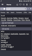 English Telugu Dictionary Mega Ekran Görüntüsü 1