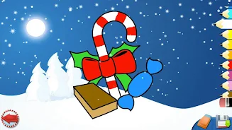 Coloring book Christmas Games Captura de tela 1