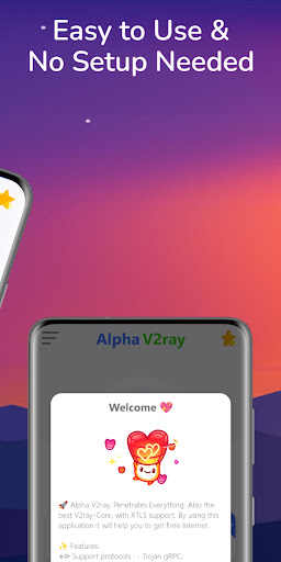 Alpha V2ray - Tunnel VPN ဖန်သားပြင်ဓာတ်ပုံ 1