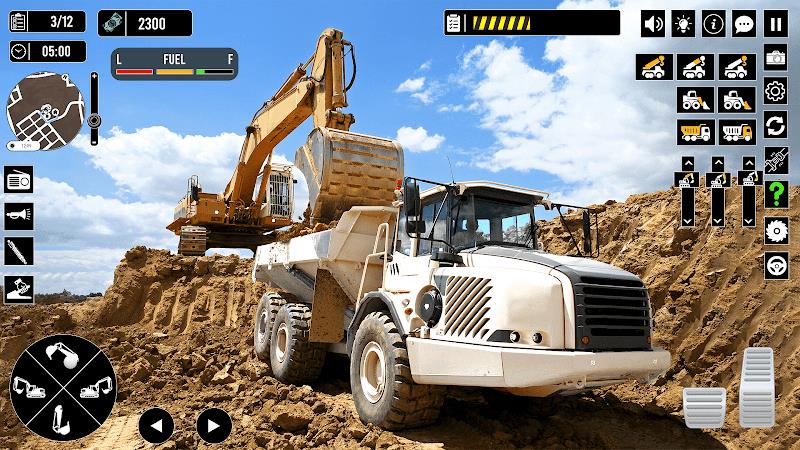 Construction Game: Truck Games ဖန်သားပြင်ဓာတ်ပုံ 1