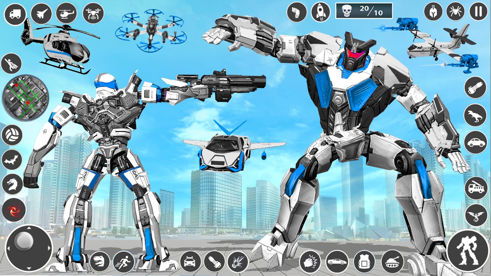 Multi Robot Car Transform Game Screenshot 3