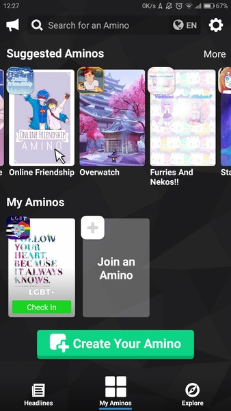 Amino: Communities and Fandom 螢幕截圖 0