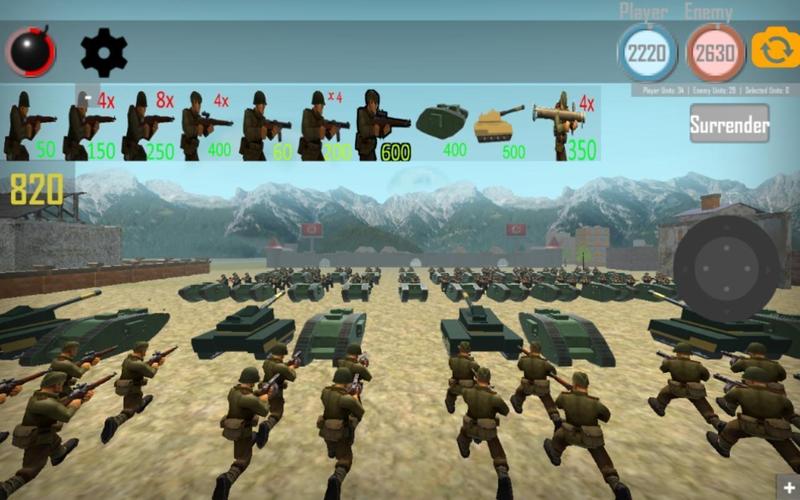 WORLD WAR II: SOVIET WARS RTS Ảnh chụp màn hình 3