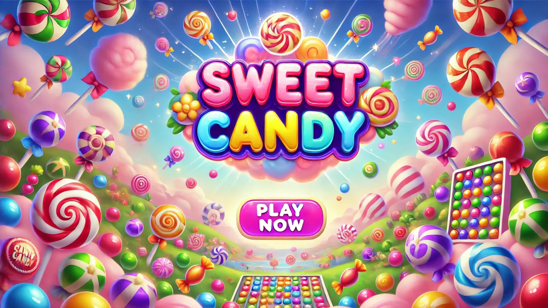 Sweet Candy - Match 3 Puzzle स्क्रीनशॉट 0