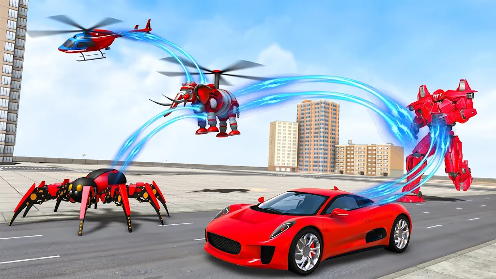 Spider Robot Games: Robot Car Ảnh chụp màn hình 2