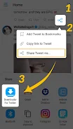 Download Twitter Videos - GIF スクリーンショット 0