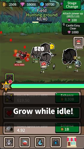 Lonely Knight : Idle RogueLike Capture d'écran 0