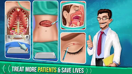 Offline Doctor Surgeon Games स्क्रीनशॉट 0