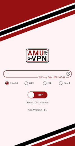 Amu VPN Zrzut ekranu 0