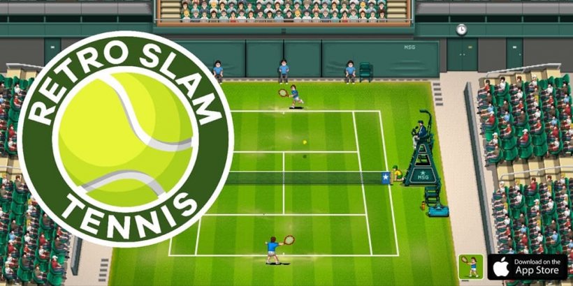 Retro Slam Tennis é um novo jogo de tênis do pessoal da Retro Bowl