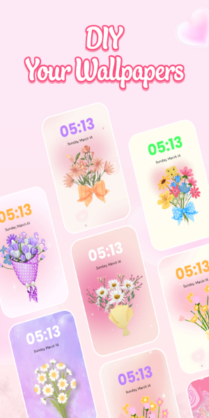 Blom: Flower Language Keyboard Captura de pantalla 2