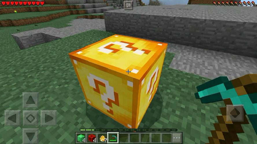 Lucky block mod for mcpe Ảnh chụp màn hình 1