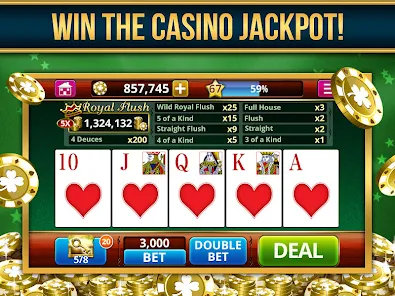 Video Poker Play Poker Offline ภาพหน้าจอ 0