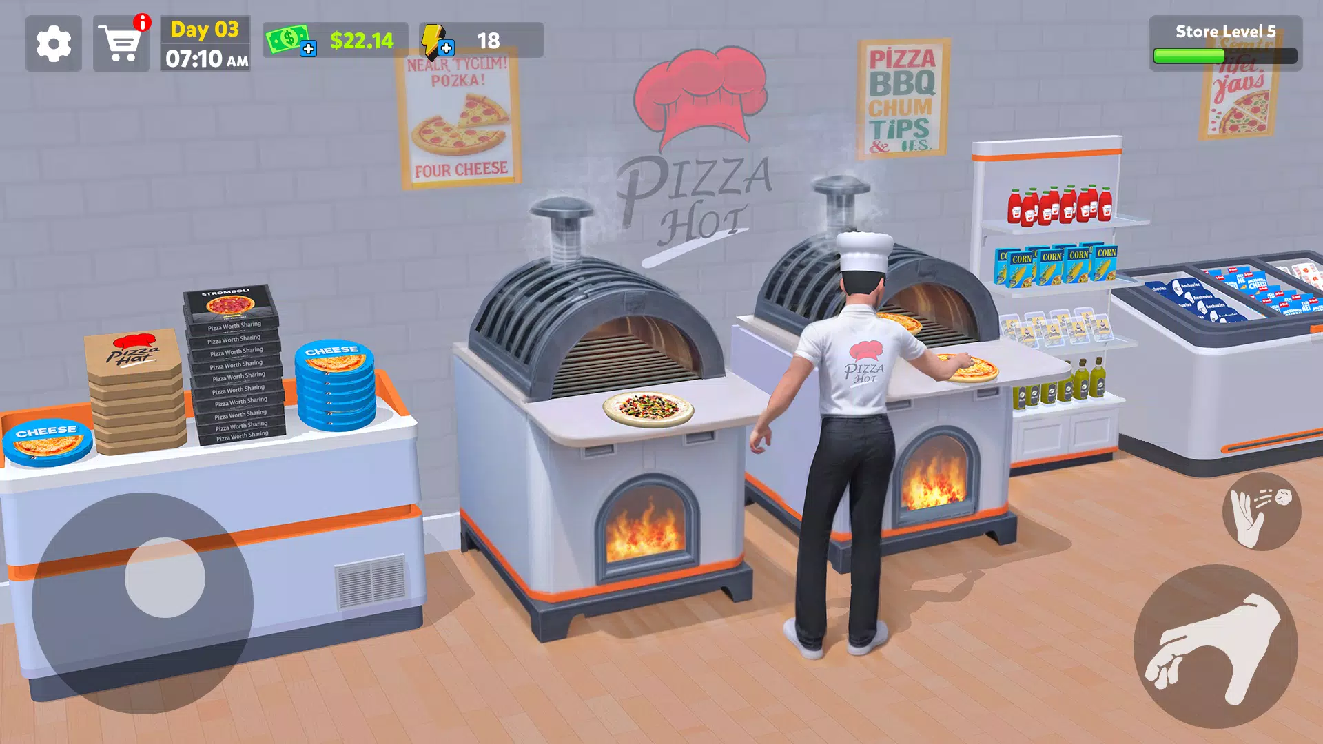 Pizza Shop Simulator 3D Capture d'écran 1