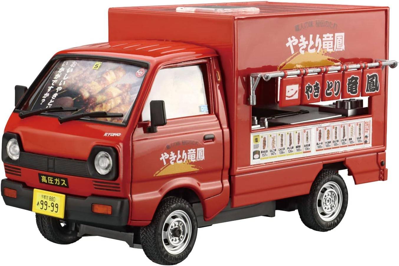 Aoshima Aoshima Bunka Kyozai 1:24 Серия мобильных продаж № 8 № 8 Yakitori Ryuho Пластическая модель