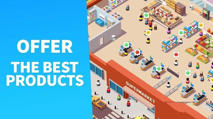 Idle Supermarket Tycoon Tiny Shop Game Скриншот 1