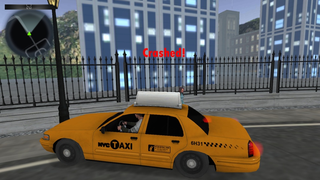 City Taxi Driver Sim Скриншот 2