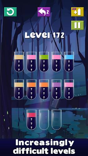 Color Water Sort - Puzzle Game Скриншот 1