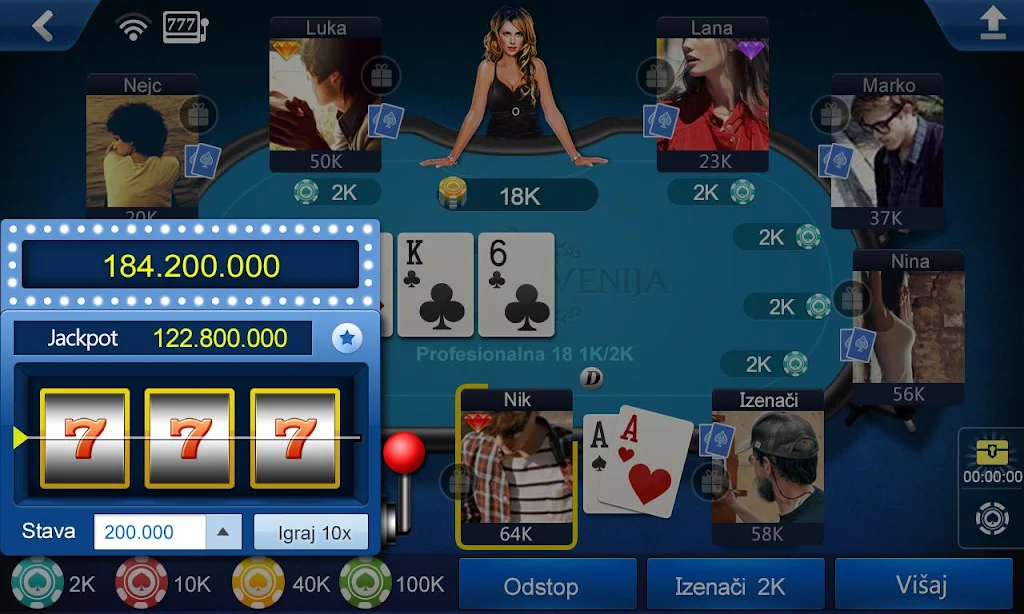 Schermata Poker Slovenia hd 2