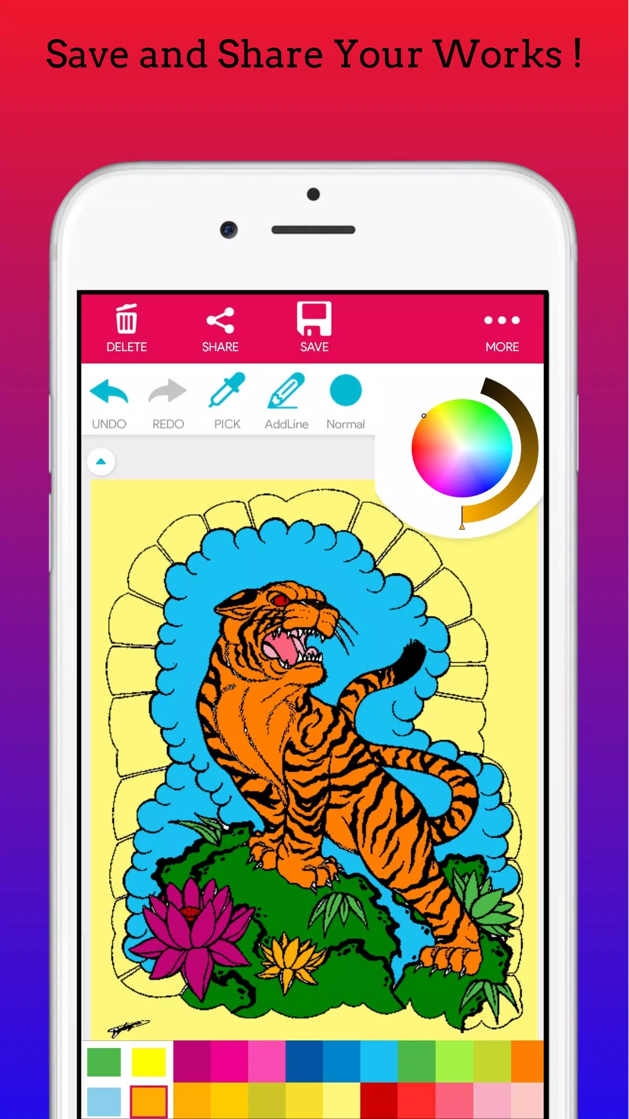 Adults Tattoo Coloring Book スクリーンショット 1