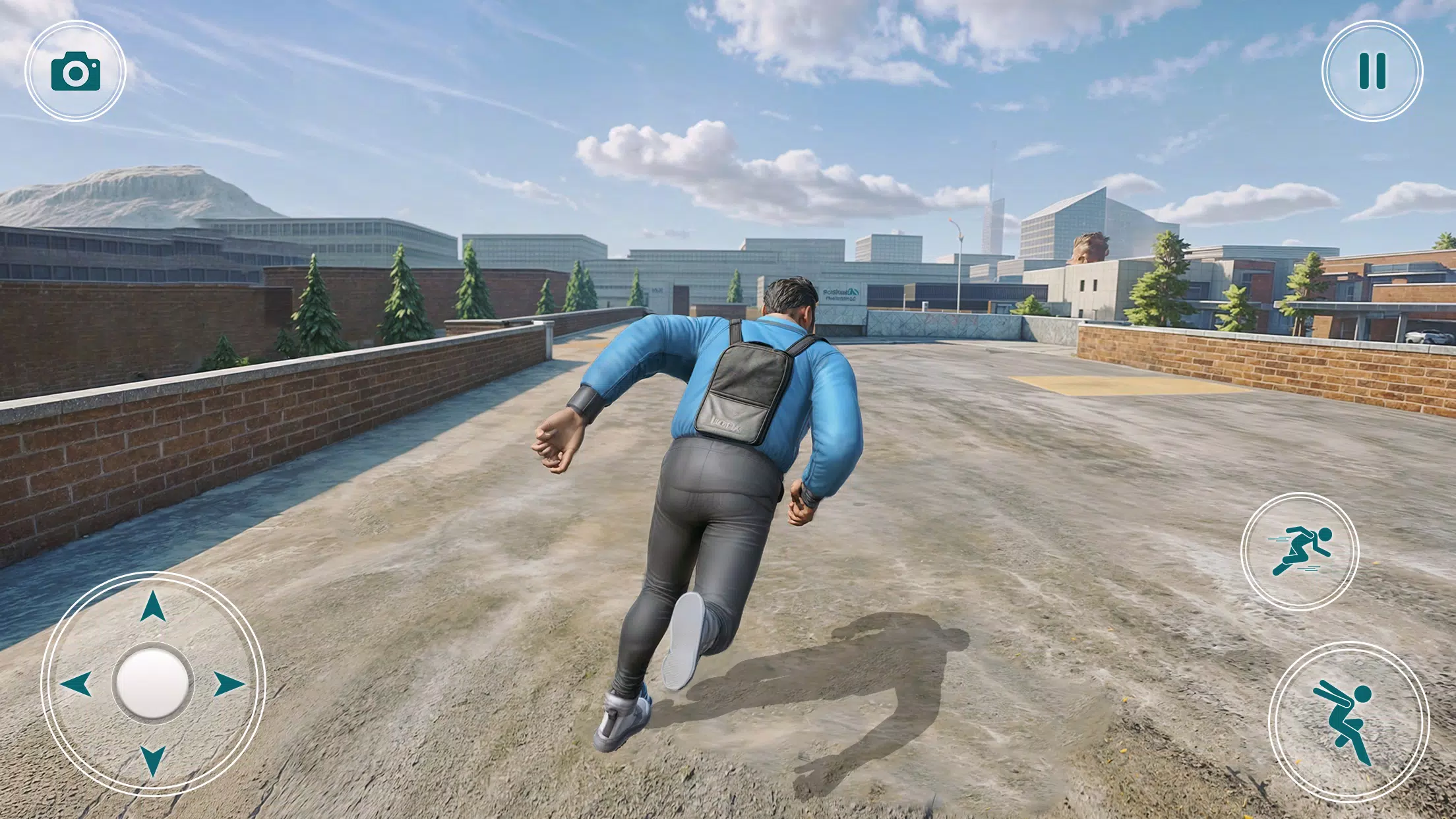 Going Up Parkour Rooftop Games Screenshot 2