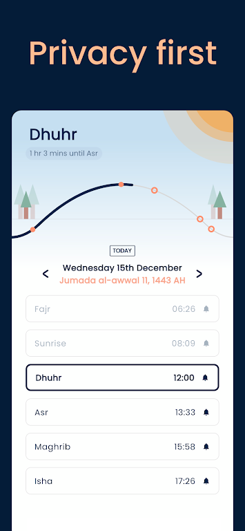 Pillars: Prayer Times & Qibla ภาพหน้าจอ 1