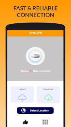 Turbo VPN - Fast Secure VPN স্ক্রিনশট 0