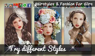 Hairstyles & Fashion for Girls Tangkapan skrin 1