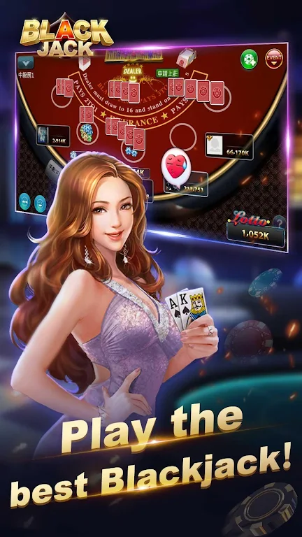 Blackjack 21-Free online poker game-jackpot casino 螢幕截圖 0