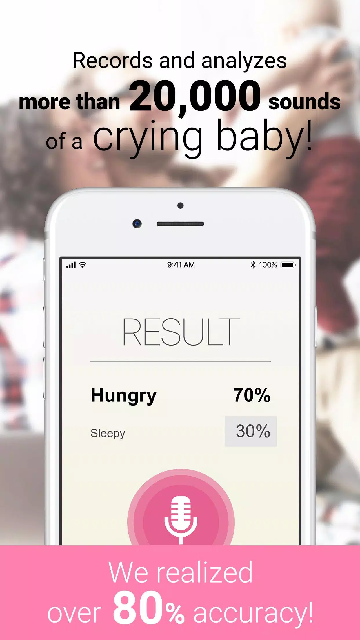 CryAnalyzer - baby translator Schermafbeelding 3