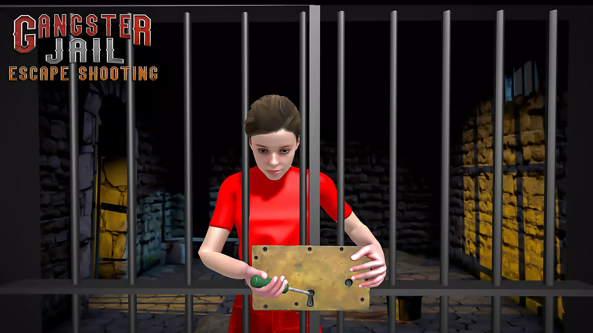 Gangster Jail Escape Shooting Ekran Görüntüsü 0