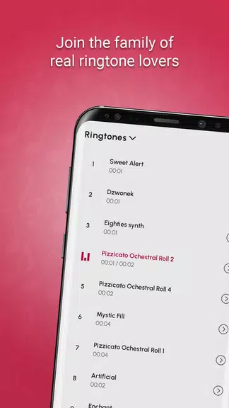 SMS Ringtones Pro: Sounds 스크린샷 0