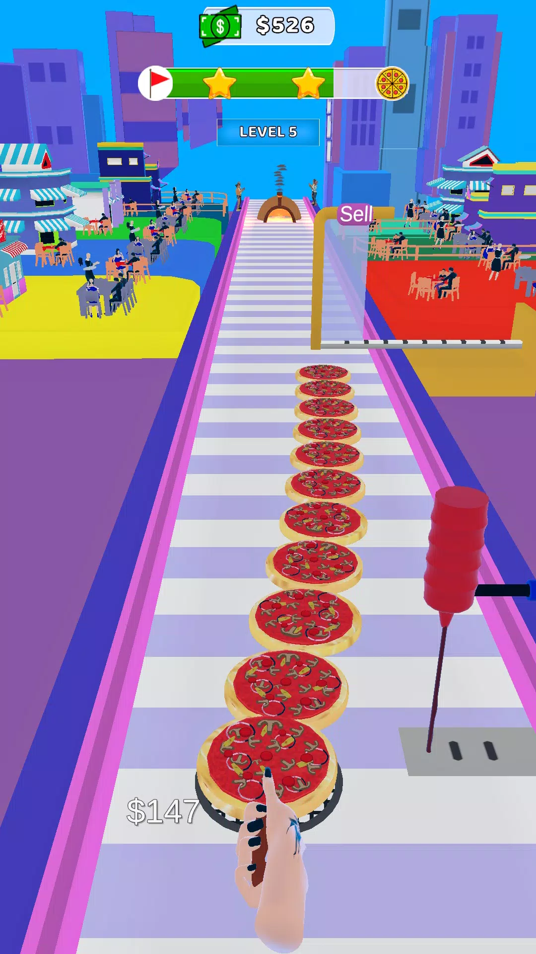 Pizza Stack : Pizza Cooking 3D Captura de tela 0