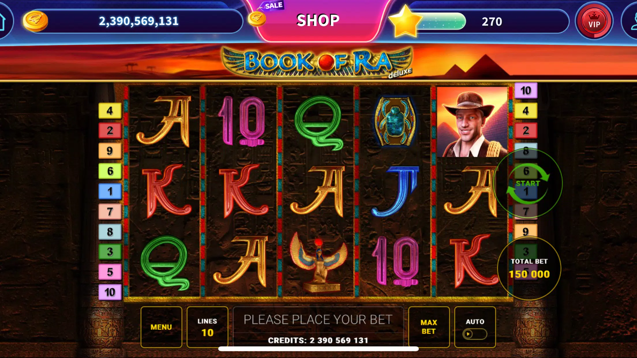 Book of Ra™ Deluxe Slot ภาพหน้าจอ 0