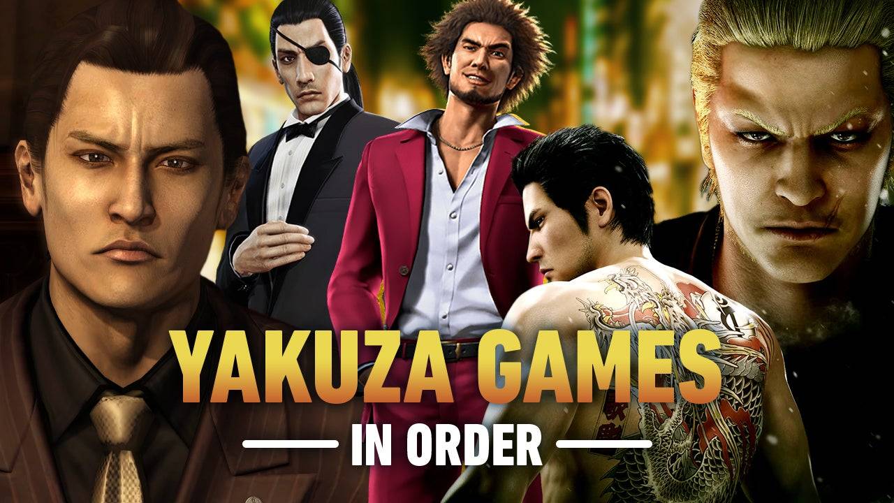 Image: Collage of Yakuza game covers