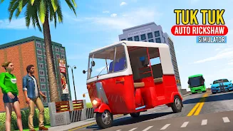 Tuk Tuk Auto Driving Games Screenshot 1