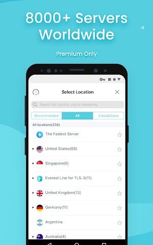 X-VPN - Private Browser VPN Screenshot 1