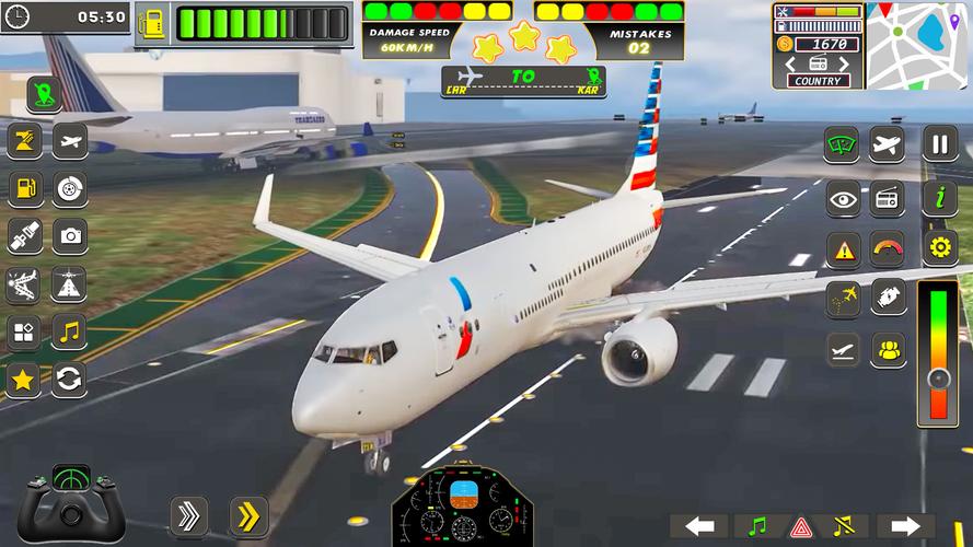 Real Flight Sim Airplane Games Ảnh chụp màn hình 0