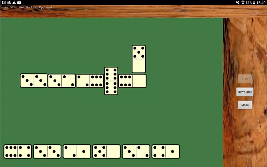 Classic Dominoes Game ภาพหน้าจอ 1