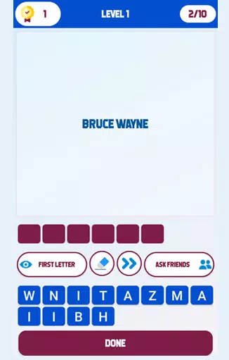 Superhero Identity Word Quiz Screenshot 1