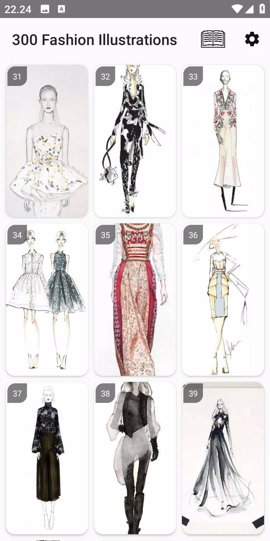 300 Fashion Illustrations Captura de pantalla 1