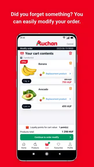 Auchan Online Áruház Captura de tela 3