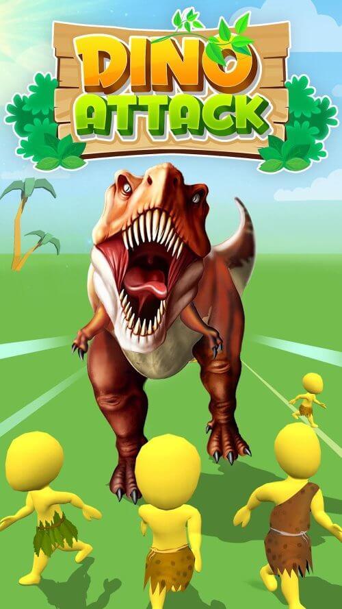 Dinosaur Attack Simulator 3D Tangkapan skrin 0