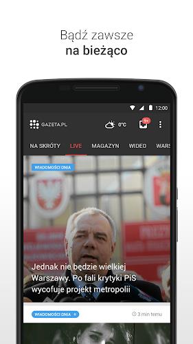 Gazeta.pl LIVE Wiadomości 螢幕截圖 0