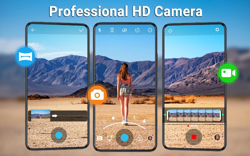 Caméra HD -Vidéo Filtre Beauté Capture d'écran 0