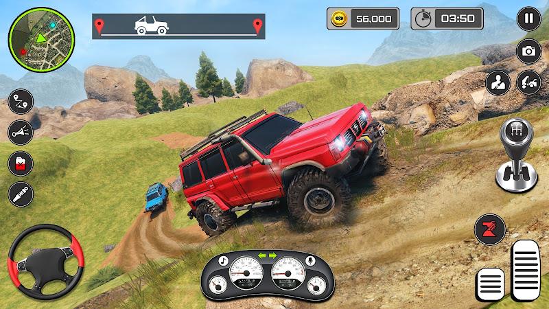 Offroad Driving 3d- Jeep Games Schermafbeelding 1