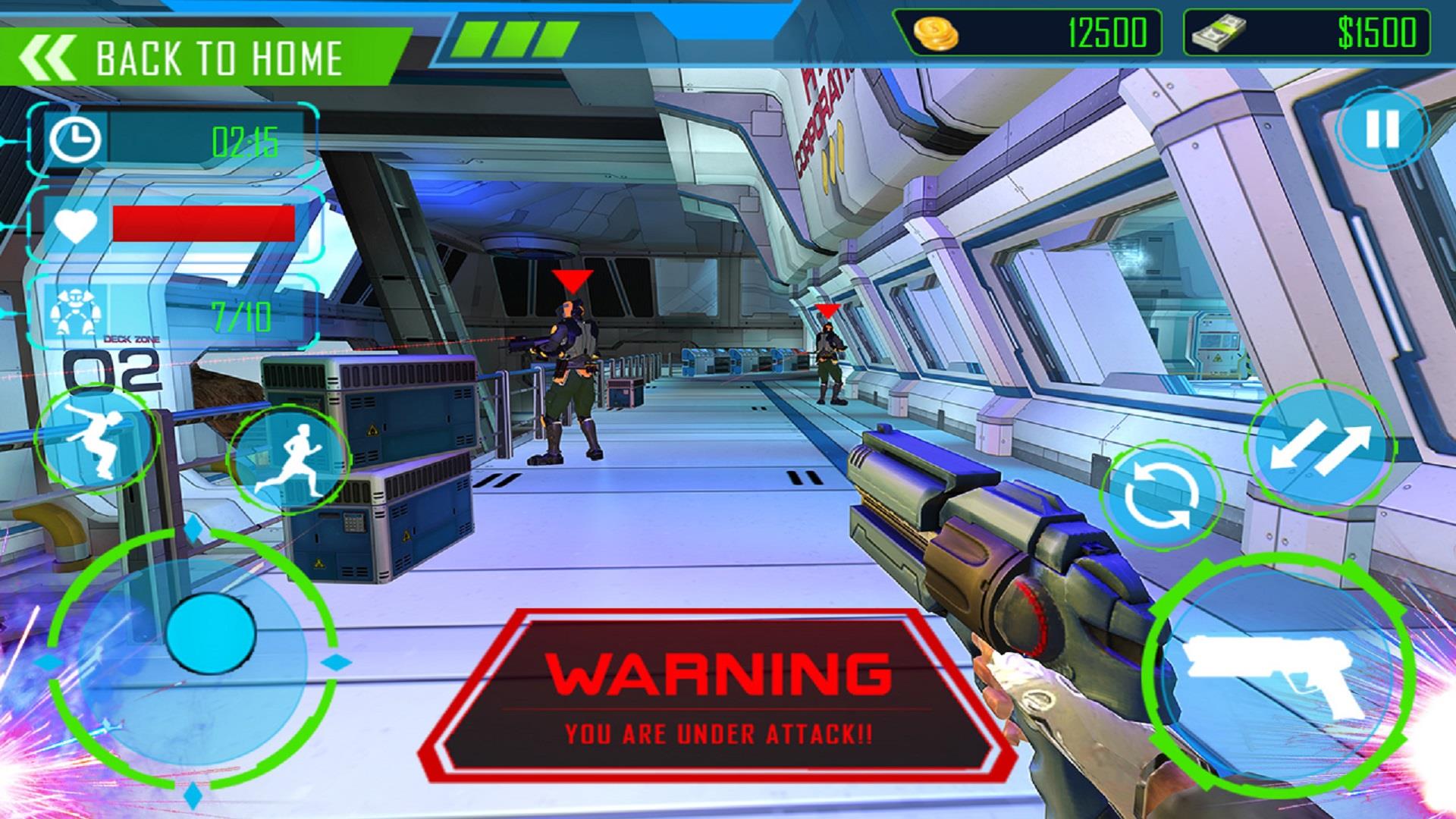 Robot Gun Shooting Games War 스크린샷 3