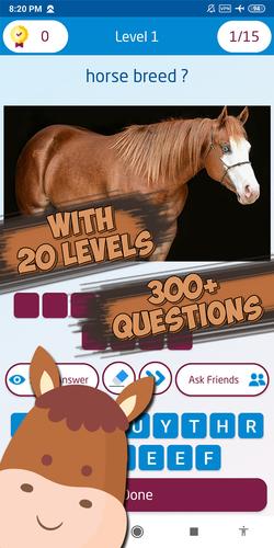 Guess the horse breed ภาพหน้าจอ 2