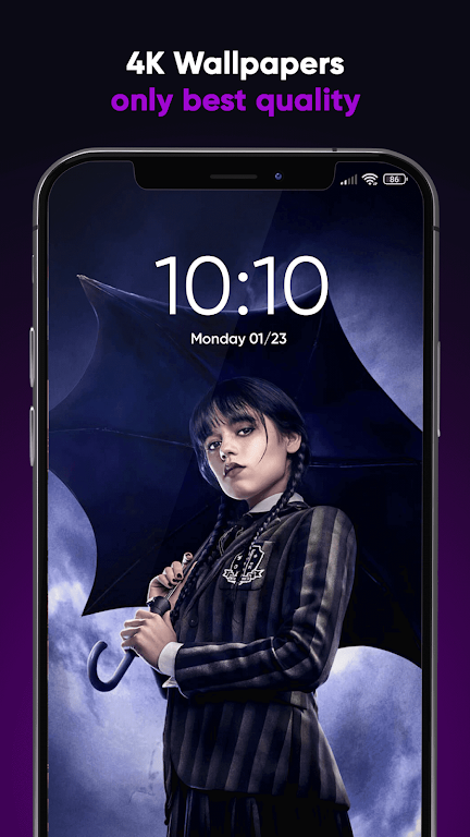 Wednesday Addams Wallpapers HD Screenshot 1